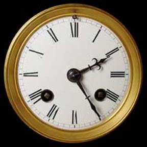 roman numeral clock