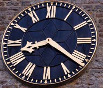 roman numeral clock